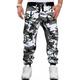 Herren Jogginghose Trainingshose Jogginghose Jogger Hose Hosen Hosen Hose Kordelzug Elastischer Bund Tarnfarben Atmungsaktiv Weich Sport Natur Täglich Baumwolle Casual / sportlich Gelbe Tarnung