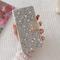 Handy Hülle Handyhüllen Für Samsung Galaxy S25 S24 S23 S22 S21 FE S21 Ultra Plus A55 5G A35 5G A25 A15 Brieftaschenhülle Bling Strass mit Handyband Glitzernd Kristalldiamant PU-Leder