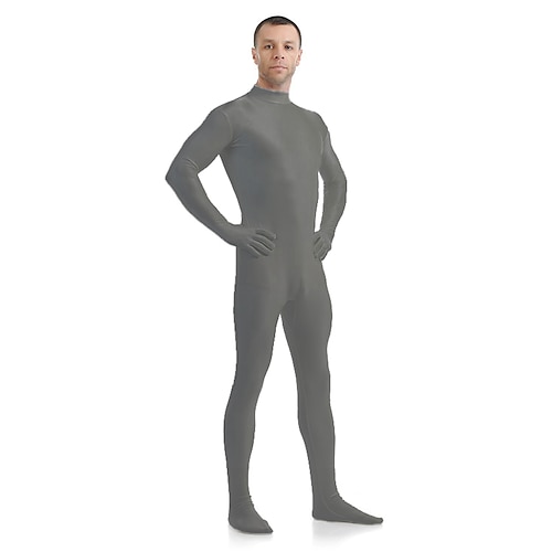 Zentai-Anzüge Ganzkörperanzug Bodysuit Karnevalskostüm Ganzkörperanzug Paar Herren Damen Sex Einfarbig Elasthan Lycra Kostüm für Halloween Erwachsene Image