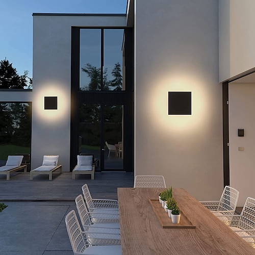 LED Außen-/Innenwandleuchte IP65 wasserdicht 5,9 Acryl Aluminium 18W 3000-6000K Wandbeleuchtung 1500-1600lm AC85-265V Image