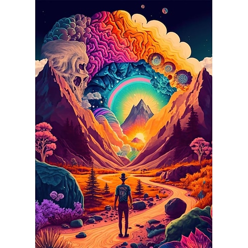 Druck Gerollte Leinwand - Landschaft Pflanzen Modern Kunstdrucke Image