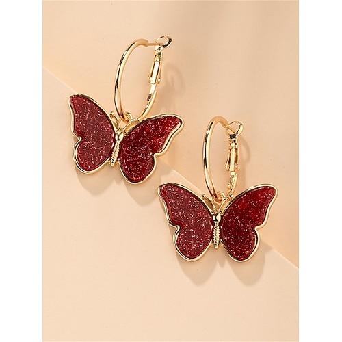 Damen Ohrringe Mode Outdoor Schmetterling Ohrring