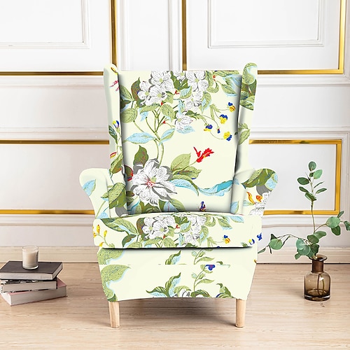 Spandex-Sesselbezug für Strandmon-Stuhl, kratzfester Stretch-Ohrensesselbezug, Jacquard-Ohrensesselbezug abnehmbar, maschinenwaschbar Image