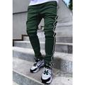 Cargo-Jogginghose für Herren, reflektierender Streifen, mehrere Taschen, elastischer Bund, Streetwear, Hip-Hop-Hose, Hose, Sport, Outdoor, Khaki, Schwarz, Grün