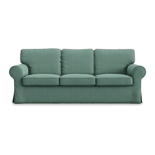 3-Sitzer Sofa Bezug Ektorp Couchbezug mit 3 Kissenbezügen und 3 Rückenlehnenbezügen Ektorp abnehmbarer waschbarer Möbel-Schutz Image