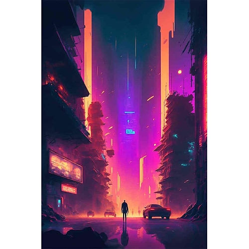 80er 90er Wandkunst bunt Neon Gamer Controller Leinwand Poster Fantasy Kopfhörer Esports Gaming Wandkunst Malerei für kawaii Raumdekoration Image