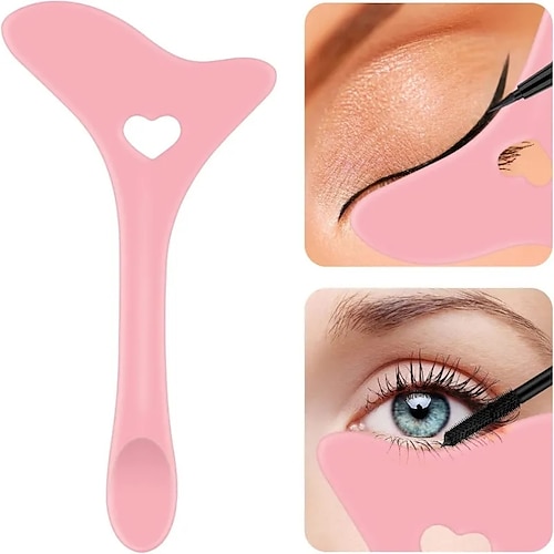 Silikon-Eyeliner-Make-up-Schablonen, Flügelspitzen, Marscara-Zeichnung, Lippenstift-Tragehilfe, Gesichtscreme-Masken-Applikator, Make-up-Beauty-Tool Image
