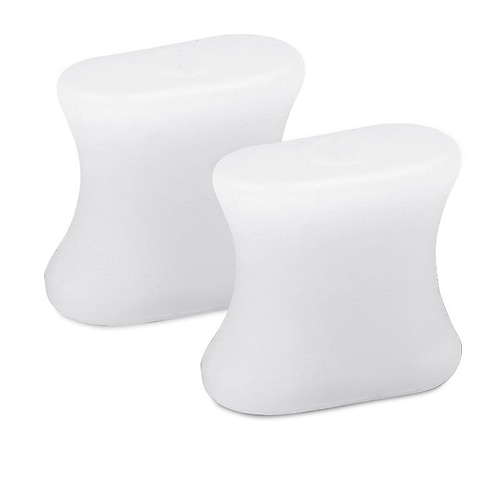 Gel-Zehentrenner für überlappende Zehen Ballen Großzehen-Ausrichtungskorrektor und Abstandshalter Image