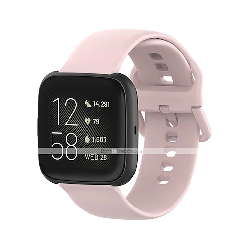 Uhrenarmband für Fitbit Versa 2 / Versa Lite / Versa SE / Versa Silikon Ersatz Gurt Weich Atmungsaktiv Sportarmband Armband Image