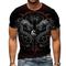 Herren Drache Klatsch T Shirt Kurzarm T-Shirt 3D-Druck Rundhalsausschnitt Hemd Sport Mode Sportbekleidung Outdoor Urlaub Straße Schwarz Sommer Frühling Bekleidung S M L XL XXL XXXL 4XL