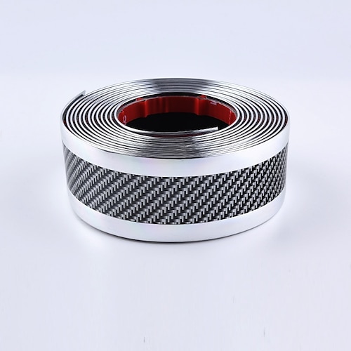 3 Stück Autoschwelle Anti-Treten/Kratzen Tür Dekor Stoßaufkleber Blau 1 Meter Image