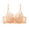 Damen-BHs Bralettes Spitzen-BHs gepolsterte BHs Bügel-BH abnehmbare Träger 3/4-Körbchen Spitze einfarbig mikro-elastisch atmungsaktiv Push-Up Datum Valentinstag Freizeit Alltag Hellblau