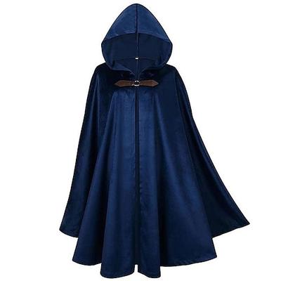 Retro Vintage Mittelalterlich Renaissance Umhang Kapuzencape Ren Faire Pirat Wikinger Hexen Damen Keltisch Vikinger Fantasie Halloween Karneval Maskerade Party LARP Erwachsene Umhang Ganzjahres