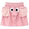 Elefanten-Shorts, Pyjama-Hose, Sommer-Shorts, Cartoon, niedlich, fliegende Elefantennase, Unisex, lustige Kostüme, Halloween, Karneval, Karneval