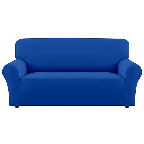 Stretch-Sofabezug, Schonbezug, burgunderfarben, elastisch, Sofagarnitur, Sessel, Loveseat, 4- oder 3-Sitzer, L-förmiges Sofa, Möbelschutz, Anti-Rutsch-Bezug, weich, waschbar Image