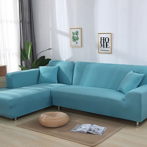 Burgunderroter Stretch-Sofabezug, Schonbezug, elastische Sofagarnitur, Sessel, Loveseat, 4- oder 4- oder 3-Sitzer, L-Form, grau, massiv, weich, strapazierfähig, waschbar Image