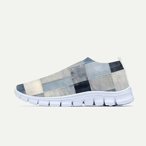 Herren Turnschuhe Loafer Slip On Freizeitschuhe für Herren Schuhe bedrucken Flyknit Schuhe Rennen Fitness Cross Trainingsschuhe Wanderschuhe Sport Brautkleider schlicht Sportlich Täglich Gestrickt