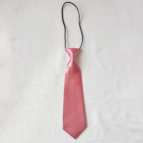 Kinder Baby Jungen Party Fabrik Großhandel kostenlos kleine Krawatte reine Farbe kurze weibliche Kinder niedliche Dekoration lässige Uniform Accessoires Kopfbedeckung Image