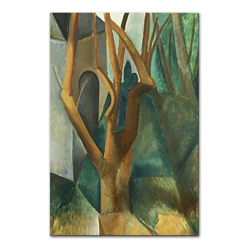 Handgemacht Hang-Ölgemälde Handgemalte Vertikal Berühmte Landschaft Moderne Klassisch Ohne Innenrahmen (ohne Rahmen) Image