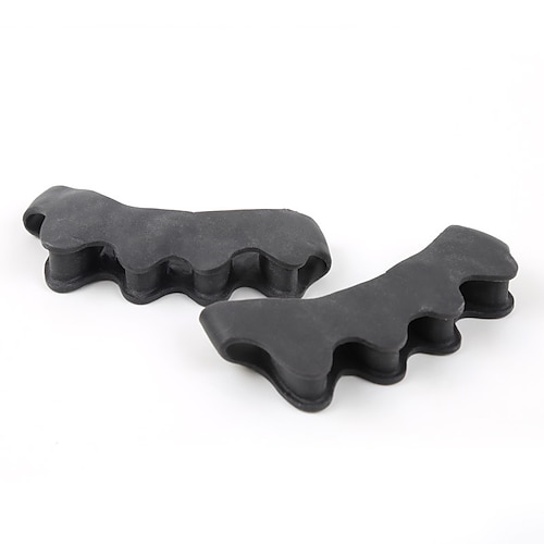 1 Paar Silikon-Zehentrenner Glätteisen Spreizer professioneller weicher Trenner Bunion Hallux Valgus Relief Fußpflege Image
