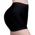 Damen Shorts Kurze Hosen Hauptstadt Einfarbig Schwarz Weiß Modisch Kurz Casual