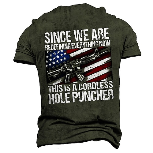 Herren Übergröße T Shirt Groß und hoch Graphic Rundhalsausschnitt Bedruckt Kurzarm Sommer Vintage Modisch Designer Groß und hoch Outdoor Casual Oberteile Image