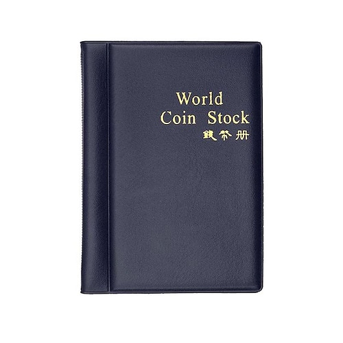 120 Münzhalter, 4 Farben, Sammelsammlung, Aufbewahrung, Geld, Penny-Album, Buchtaschen Image