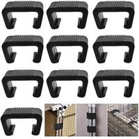 8 Stück extra starke Verbinder Gartenmöbel Clips Polyrattan Möbelclips für Lounge Set Clips Clips für Gartenmöbel Set Modul Outdoor Couch Terrassenmöbel