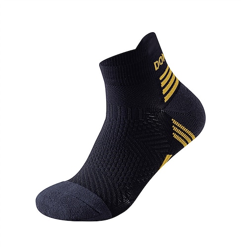 Herren 1 Paar Socken Socken Stricken Rutschfeste Socken Laufsport Socken Schwarz Marinenblau Farbe Streifen Frühling, Herbst, Winter, Sommer Image