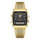 Liebig Freizeituhr Herren Digital Dual Time Week Gold Sport 3bar wasserdicht Quarz-Armbanduhren Uhr Relogio Masculino L1030