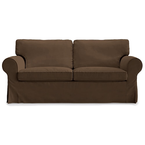 Bezug für 2-Sitzer Sofa 100% Baumwolle Loveseat-Bezug weicher und atmungsaktiver Stoff für maximalen Komfort Image