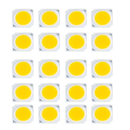 9/20 stücke led lampe perle quelle warmweiß natürliches licht weißes licht 3-12 watt cob lampe perle beleuchtungsquelle 13,5mm13,5mm beleuchtung zubehör Image