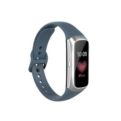 Uhrenarmband für Samsung Galaxy Fit SM-R370 Silikon Ersatz Gurt Weich Elasthan Atmungsaktiv Sportarmband Armband Image