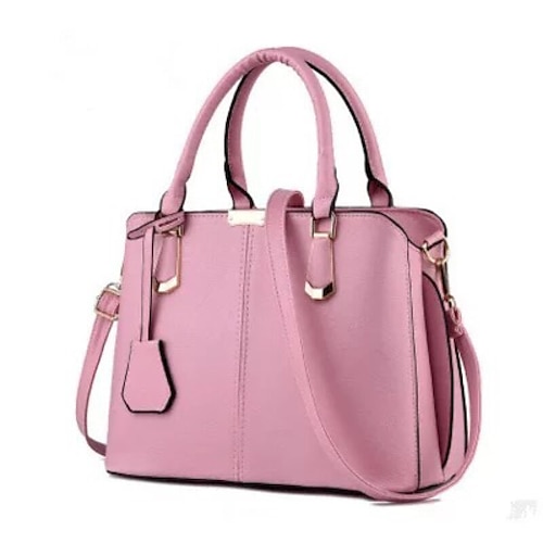 Grüne Damenhandtasche aus Kunstleder – elegante strukturierte Tragetasche mit goldenen Akzenten für Arbeit, Reisen und den Alltag