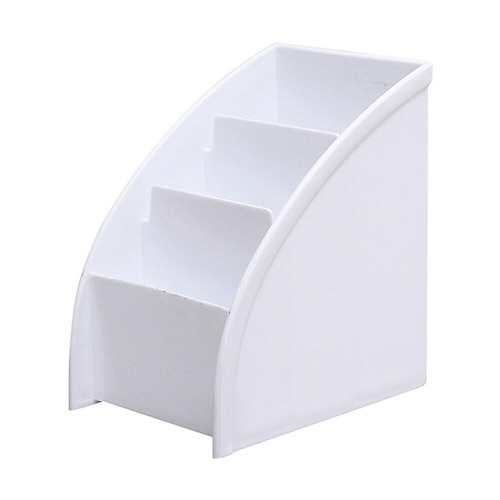 1 Stück Kunststoff-Desktop-Aufbewahrungsbox Handyhalter TV-Fernbedienung Ständer Box Image