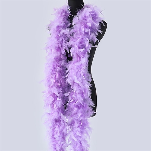 Boland Deluxe Federboa 70 Zoll Truthahnfeder-Schal Bekleidungsaccessoires Weihnachtsgeschenk Image