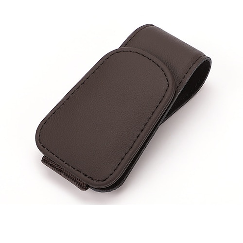 Auto-Sonnenblenden-Brillenhalter - Magnetischer Leder-Brillenclip und Ticketkartenhalter Auto-Sonnenblenden-Zubehör