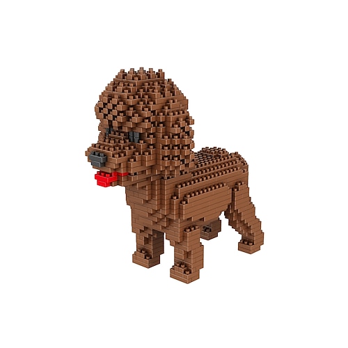 Bauspielzeug Hund Serie 800 Teile ab 14 Jahren Mikrobohrer kleine Partikel Bauklötze Baukasten Spielzeug für Kinder Weihnachtsgeschenk Image