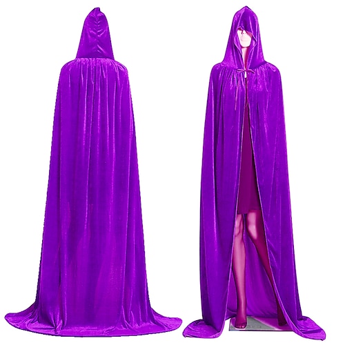 Mittelalterlich Renaissance Umhang Hexe Wikinger Ranger Elfen Kostüm Unisex Keltisch Vikinger Fantasie Halloween Karneval Leistung Party Erwachsene Umhang Ganzjahres Image