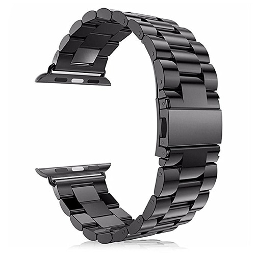 Gliederarmband Kompatibel mit Apple Watch Armband Herren mit Entfernungswerkzeug Metallverschluss Edelstahl Ersatzarmband für 38mm 40mm 41mm 42mm 44mm 45mm 49mm iwatch Series Ultra 8 7 6 SE 5 4 3 2 1 Image