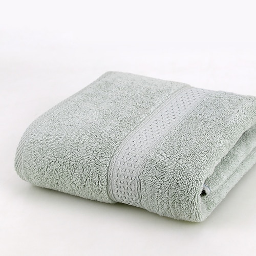 Großes Badetuch, 140 x 70 cm, Hotel-Badetücher aus 100 % Baumwolle, schnell trocknend, super saugfähig, leicht, weich, in mehreren Farben, mit Sternen bewertet, Hotel-Firmengeschenke, Textilien Image