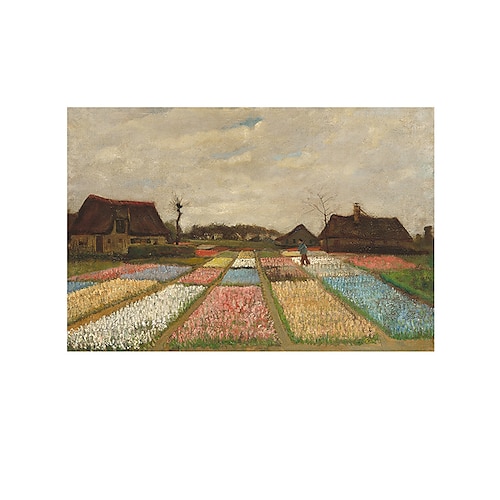 Tischsets mit Van-Gogh-Gemälde, gewebtes Tischset aus Vinyl, waschbar, hitzebeständig, schmutzabweisende Matten, PVC-Tischsets für Tisch, Esszimmer, Büro, Küche, Hotel, Heimdekoration Image