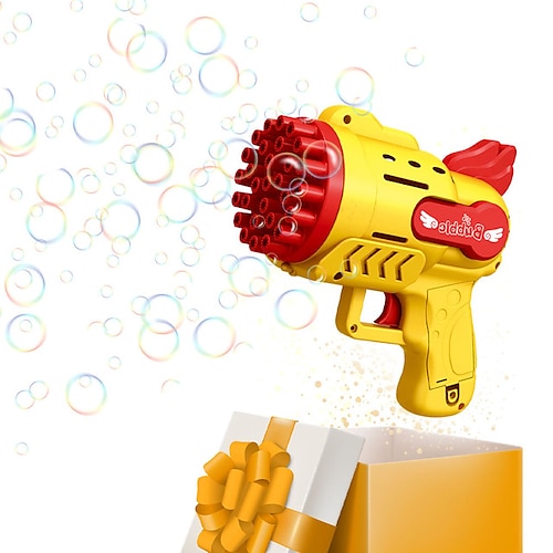 Rocket Bubble Gun 29 Loch automatische Seifenblasenmaschine Outdoor-Spielzeug für Kinder Geburtstagsgeschenke Hochzeit Party Sommer Jungen Geschenk Image