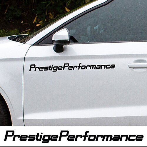 Auto-Frontscheibenaufkleber, Auto-Heckscheibenaufkleber, reflektierendes Alphabet, Prestige-Leistung