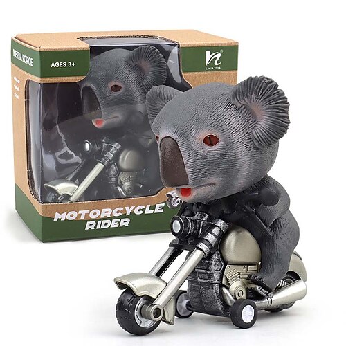 Kinderspielzeug 19 Handgemalte Inertia-Motorrad-Simulationsdinosaurier-Tierlokomotivmodellspielzeuge Weihnachtsgeschenk Image