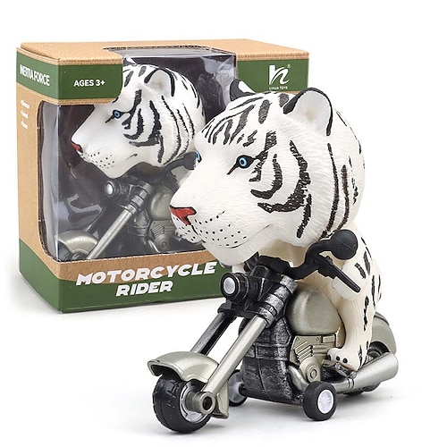 Kinderspielzeug 19 Handgemalte Inertia-Motorrad-Simulationsdinosaurier-Tierlokomotivmodellspielzeuge Weihnachtsgeschenk Image
