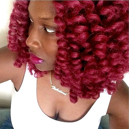 Marlybob Braiding Hair Hook Braids Afro Kinky Curly Crochet Braids Passion Twist Bio-Haartressen für Haarverlängerungen Image