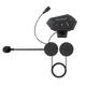 Motorrad Bluetooth 5.0 Helm-Gegensprechanlage drahtloses Freisprech-Telefonanruf-Kit Stereo-Anti-Interferenz-Interphone-Musik-Player