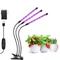 LED Grow Lights dimmbare wachsende Leuchte 10w 20w 30w mit Stecker für Desktop-Pflanzen Home Office Gemüsegewächshaus 20-40-60-80 LED-Perlen 1 Set