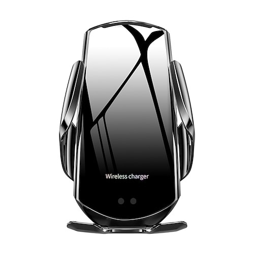 q6 kabelloses autoladegerät schnellladung auto-klemmung autotelefonhalterung auto lüftungshalterung kompatibel mit iphone 14/13/12/12promax/xs/xr/x/8/8 samsung s22/s21 lg huawei google pixel
